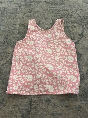 SweetHoney Pink Floral Tank Top for Girls